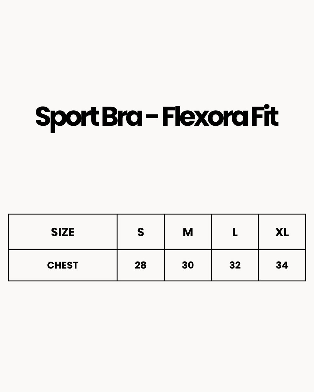 Sport Bra - Flexora Fit - Black