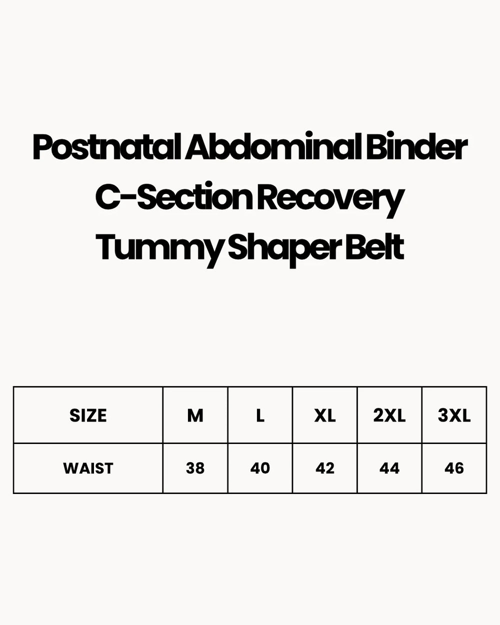 Postnatal Abdominal Binder C-Section Recovery Tummy Shaper Belt