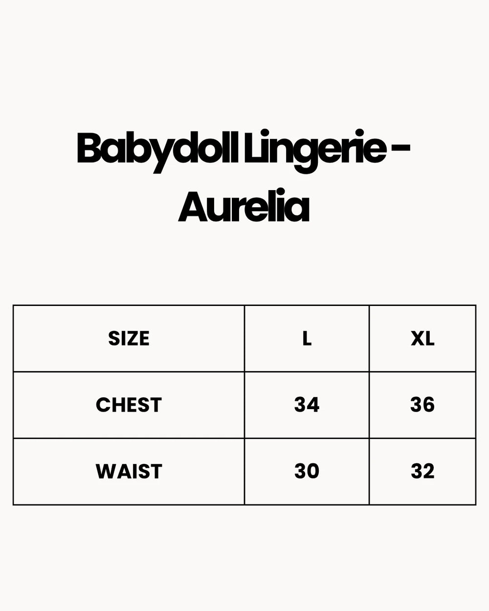 Babydoll Lingerie  - Aurelia - Peach