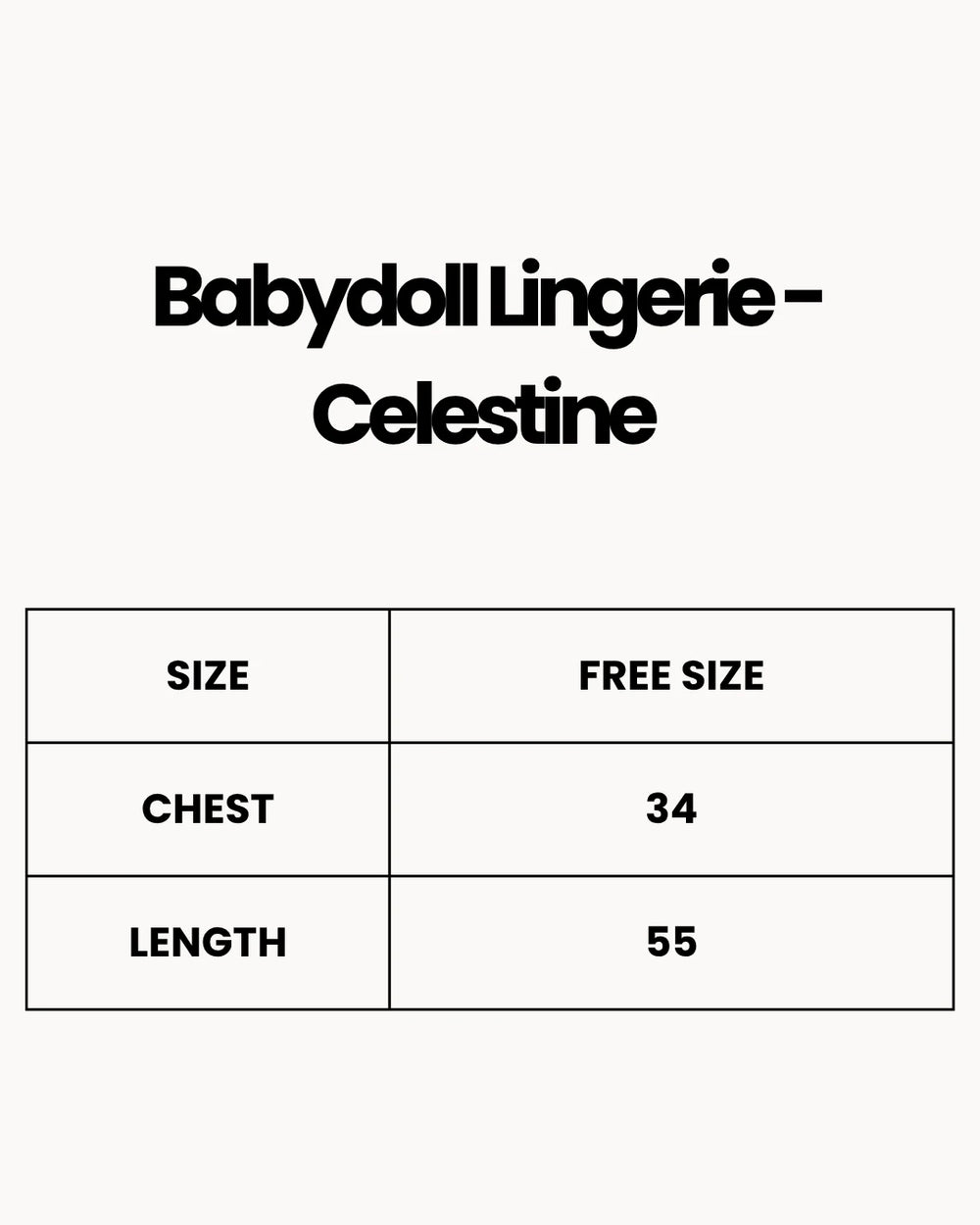 Babydoll Lingerie  - Celestine - White