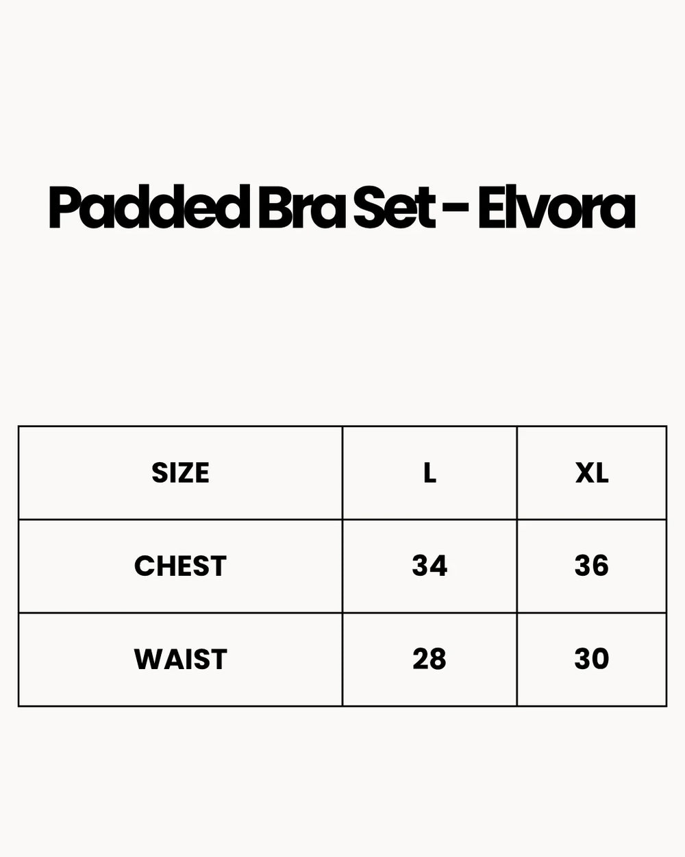 Padded Bra Set - Elvora - Red
