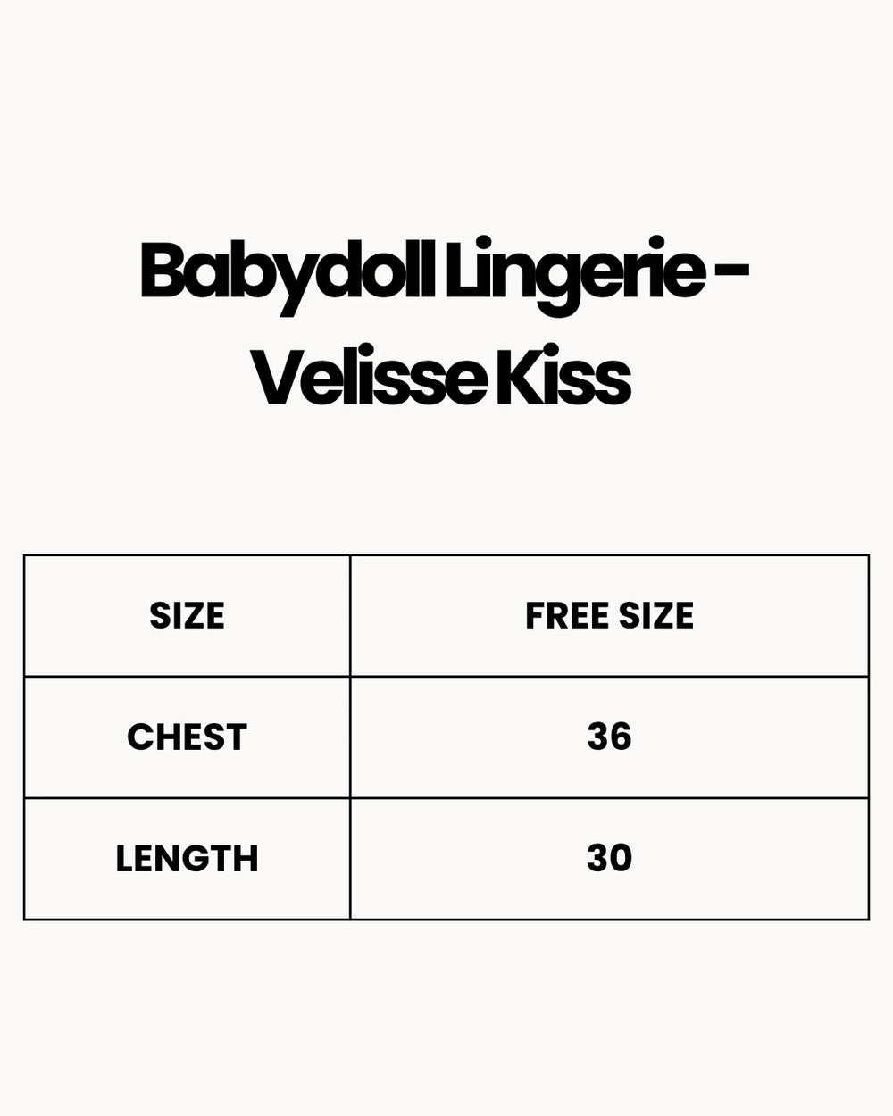 Babydoll Lingerie  - Velisse Kiss - White