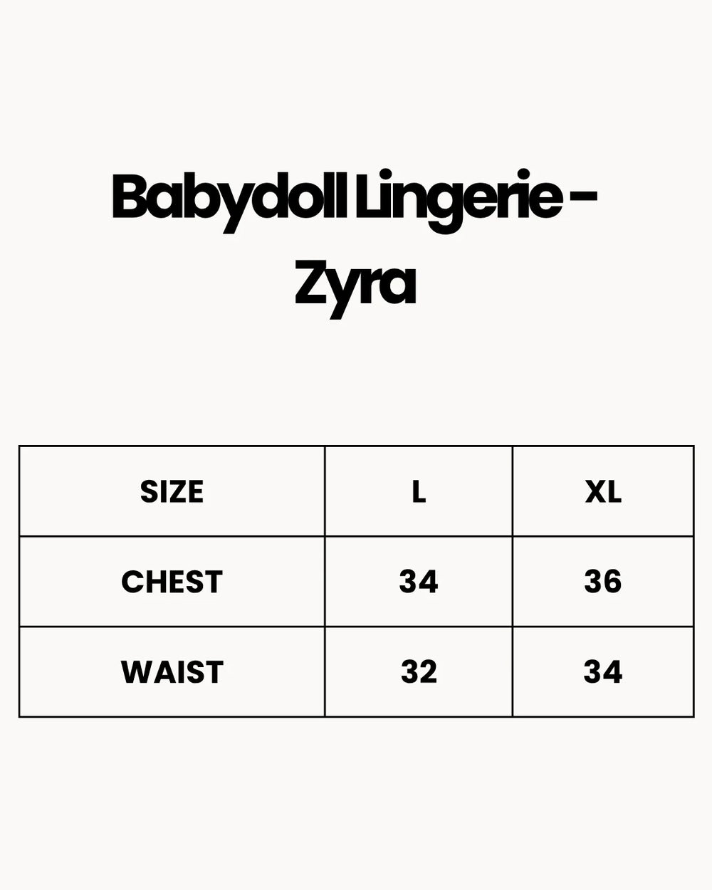 Babydoll Lingerie  - Zyra - Red