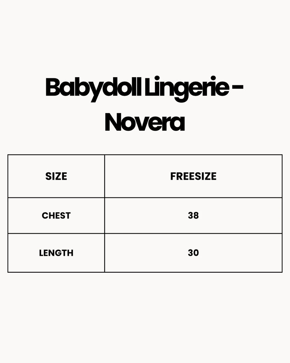 Babydoll Lingerie  - Aurelia - Black