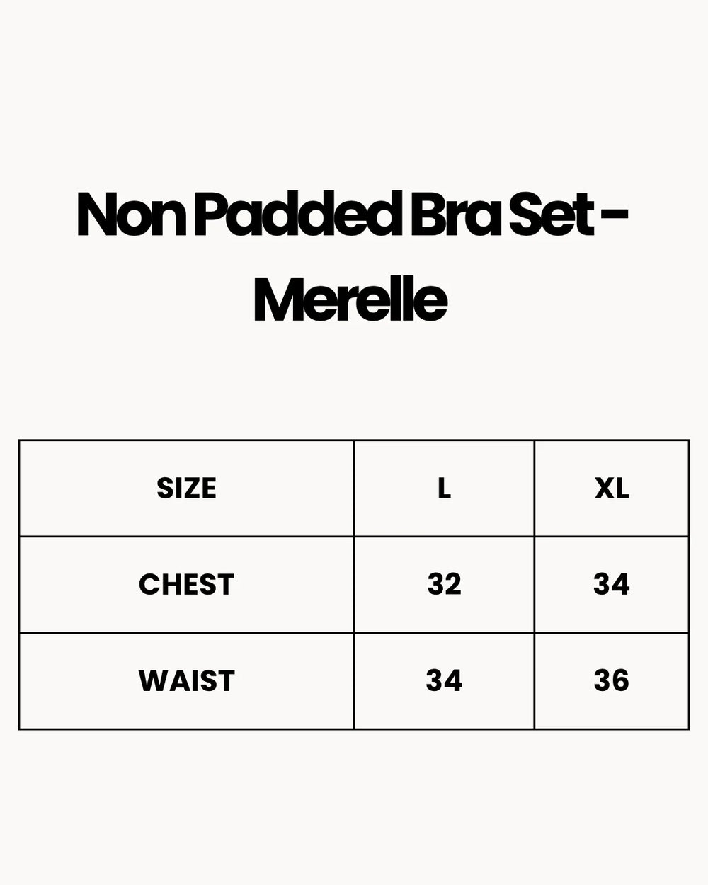 Non Padded Bra Set - Merelle - Red