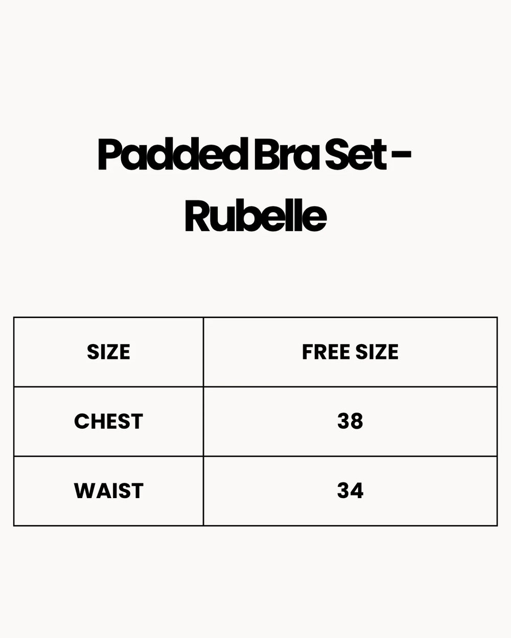 Padded Bra Set - Rubelle - Red