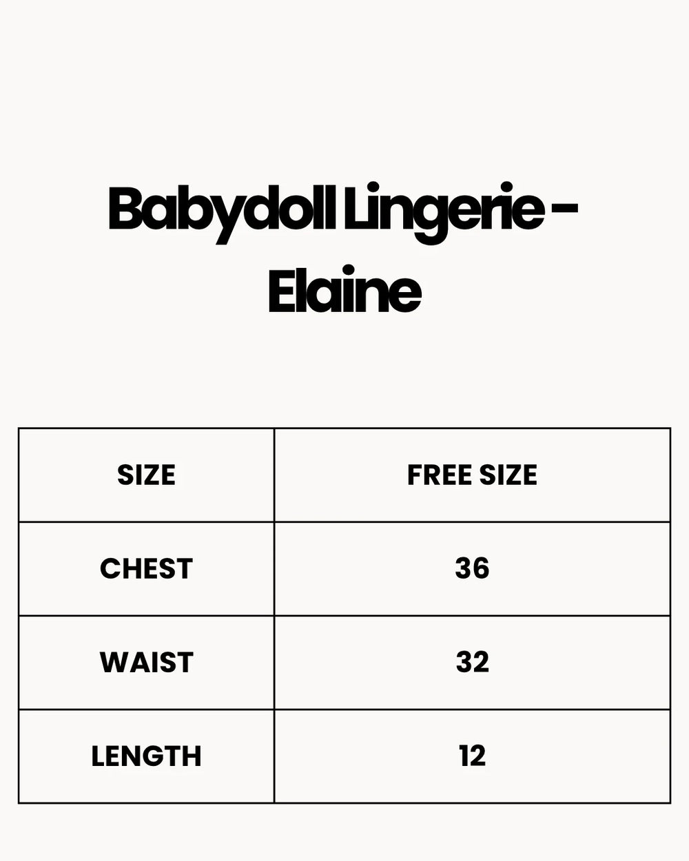 Babydoll Lingerie  - Elaine - Maroon