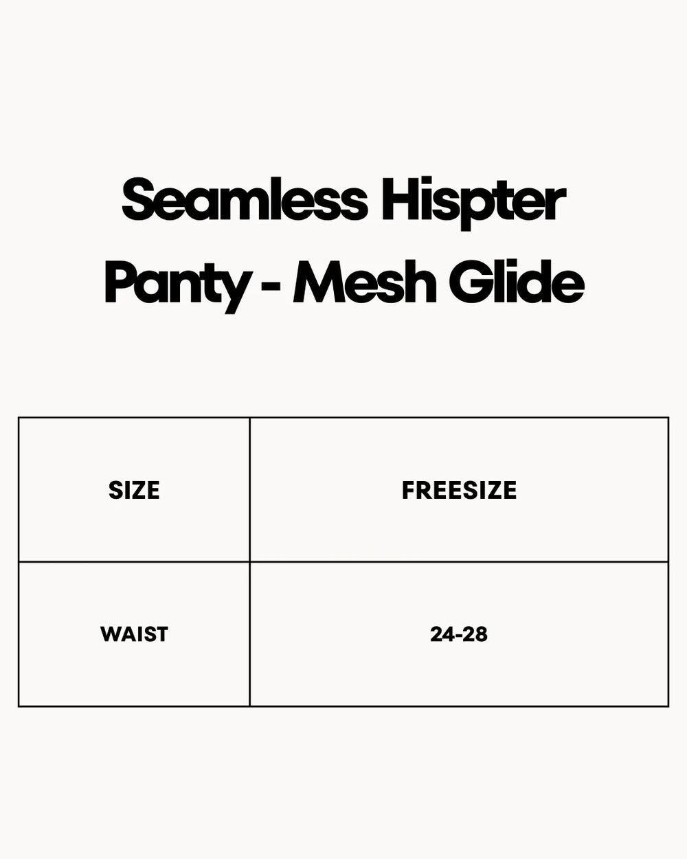 Seamless Hispter Panty - Mesh Glide