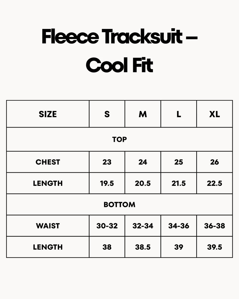 Fleece Tracksuit - Cool Fit - Brown