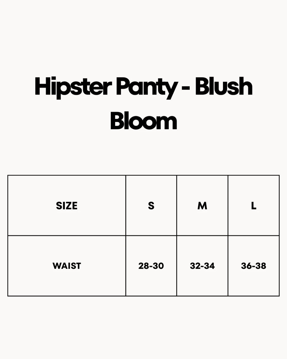 Hipster Panty - Blush Bloom