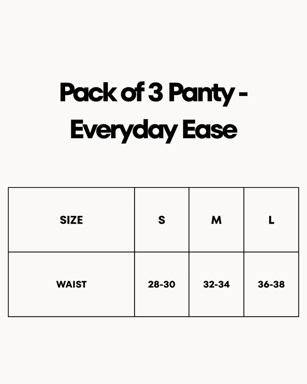 Pack of 3 Plus Size Panty - Everyday Ease