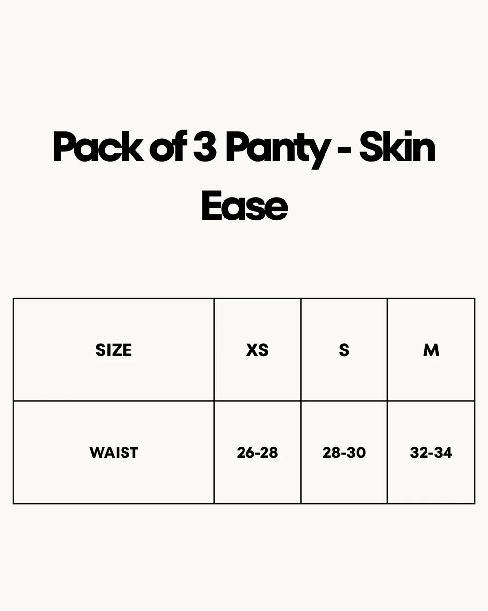 Pack of 3 Panty - Skin Ease