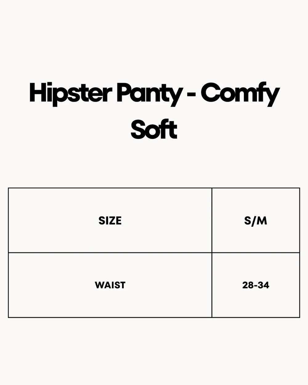 Hipster Panty - Comfy Soft