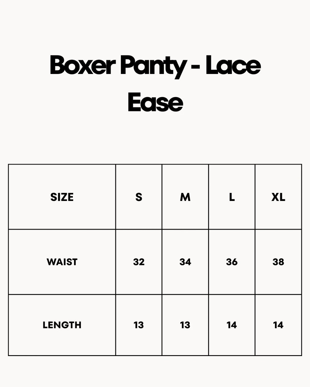 Boxer Panty - Lace Ease