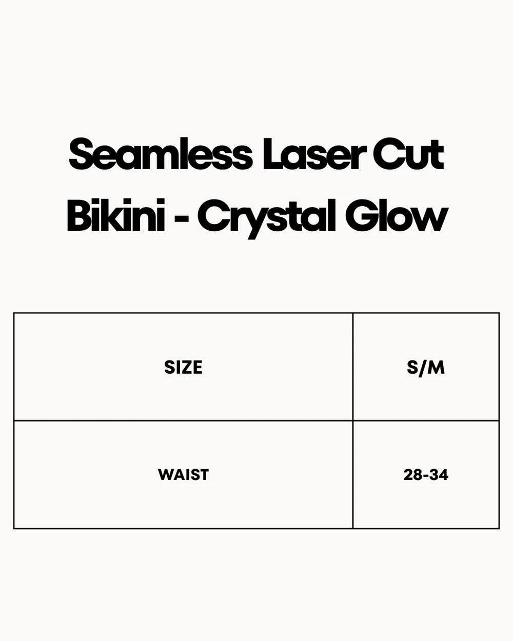 Seamless Laser Cut Bikini - Crystal Glow