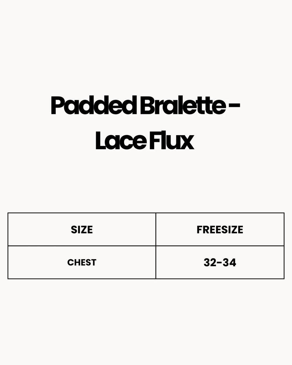 Padded Bralette - Lace Flux - White