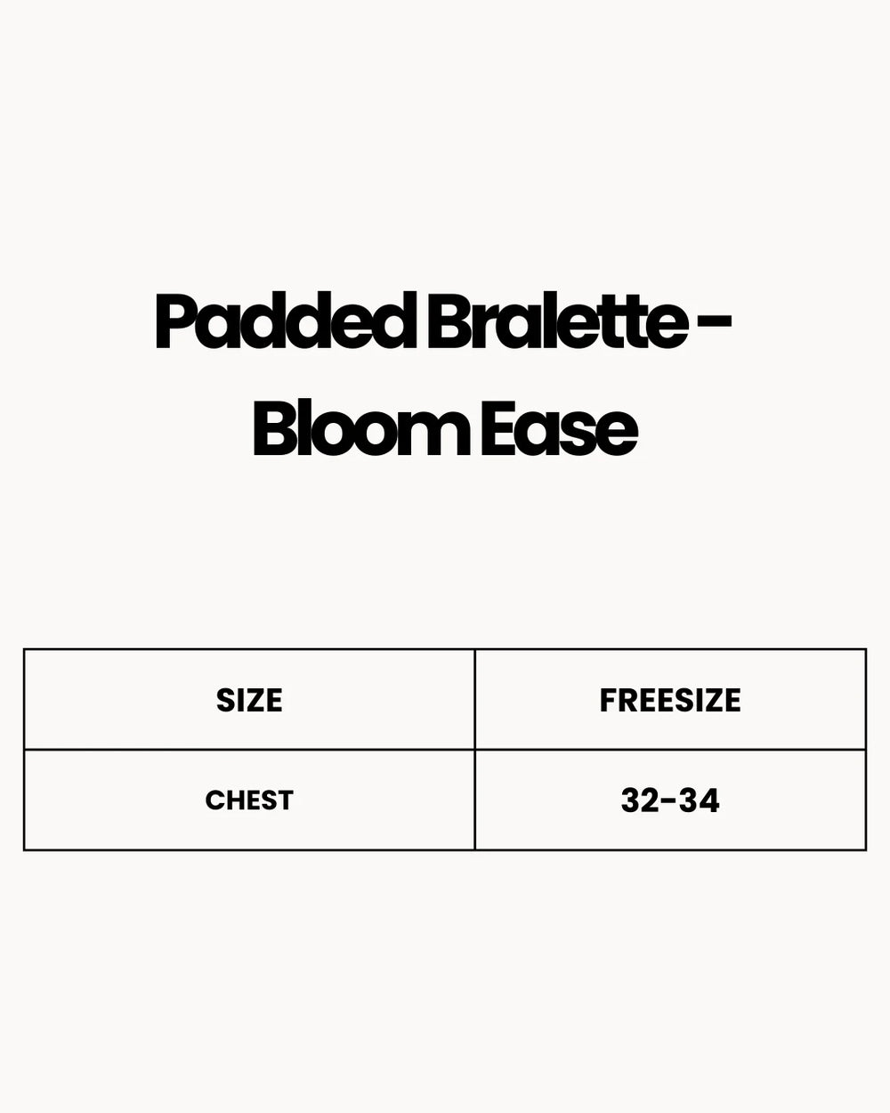 Padded Bralette - Bloom Ease