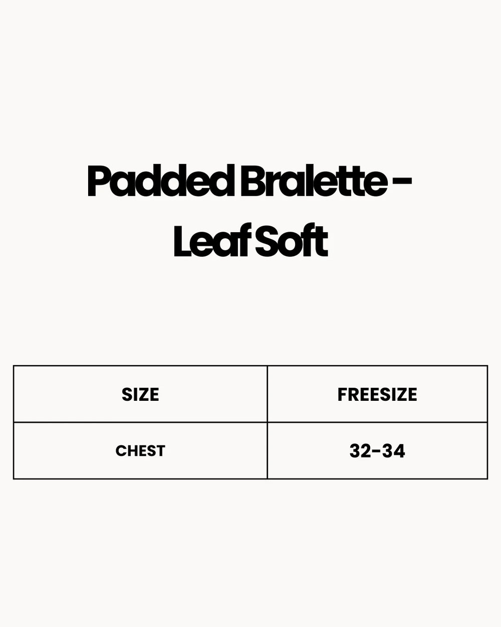 Padded Bralette - Leaf Soft - Brown