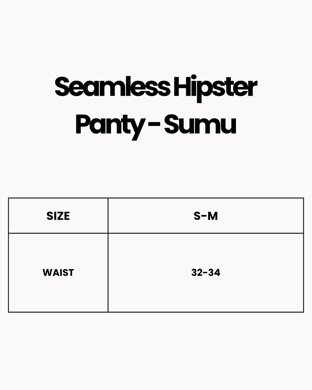 Seamless Hipster Panty - Sumu