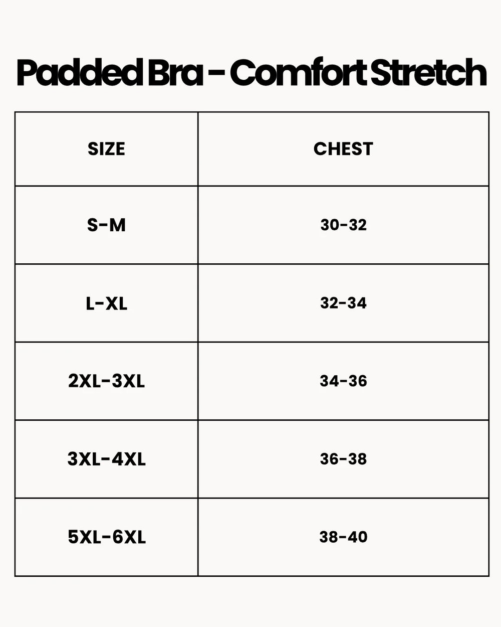 Padded Bra - Comfort Stretch