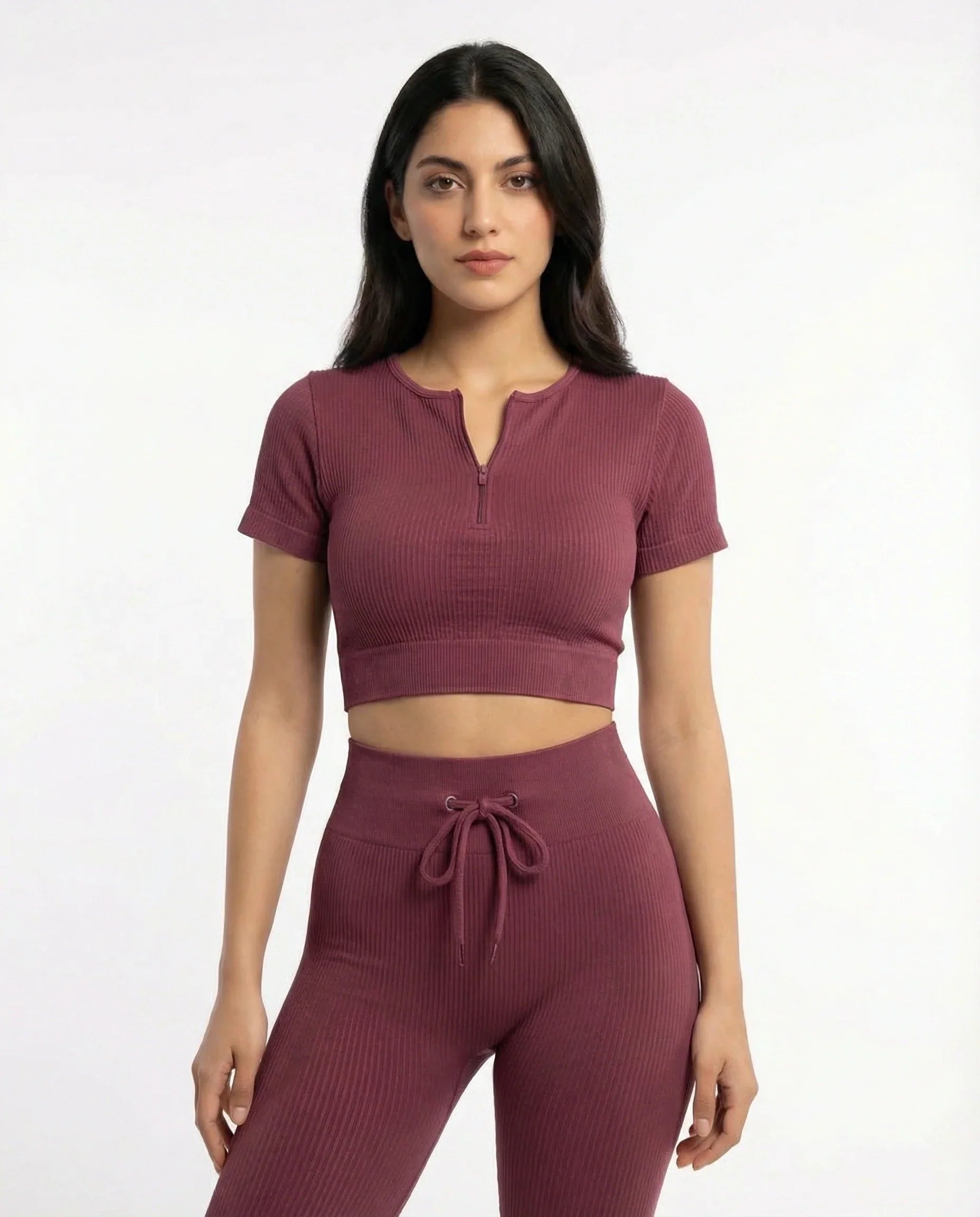 Activewear Set - Zen Fit - Burgundy