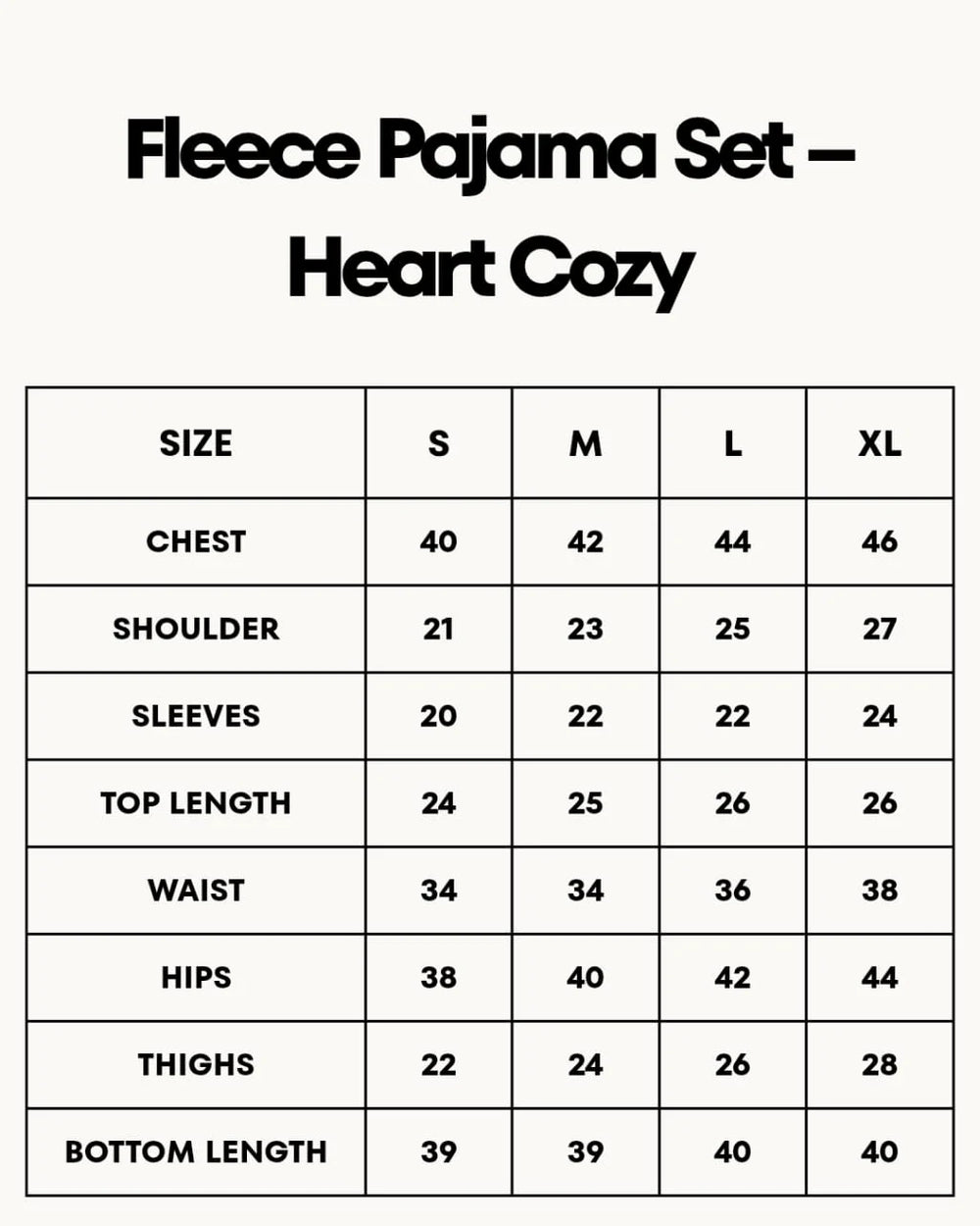 Fleece Pajama Set -Heart Cozy - Sea Green