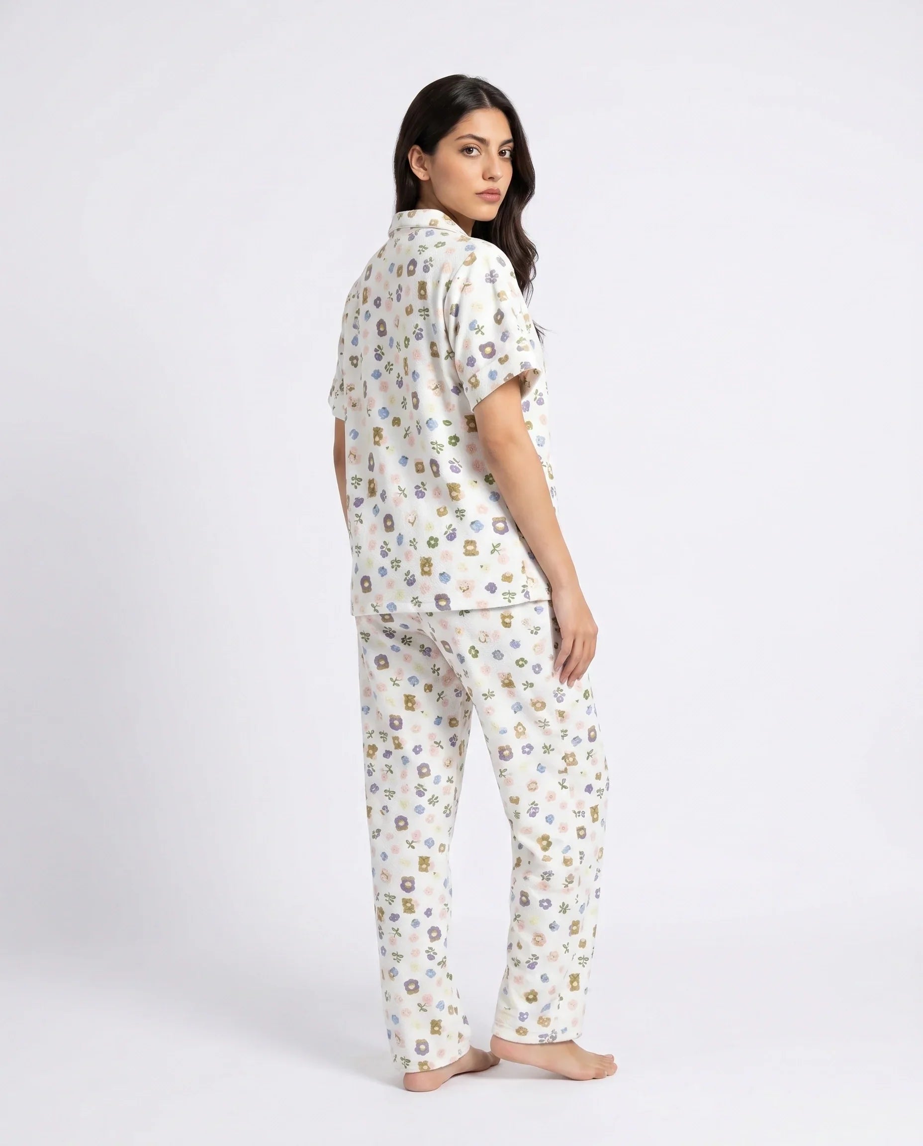 Summer Crinkled Pajama Suit - Pastel Ease