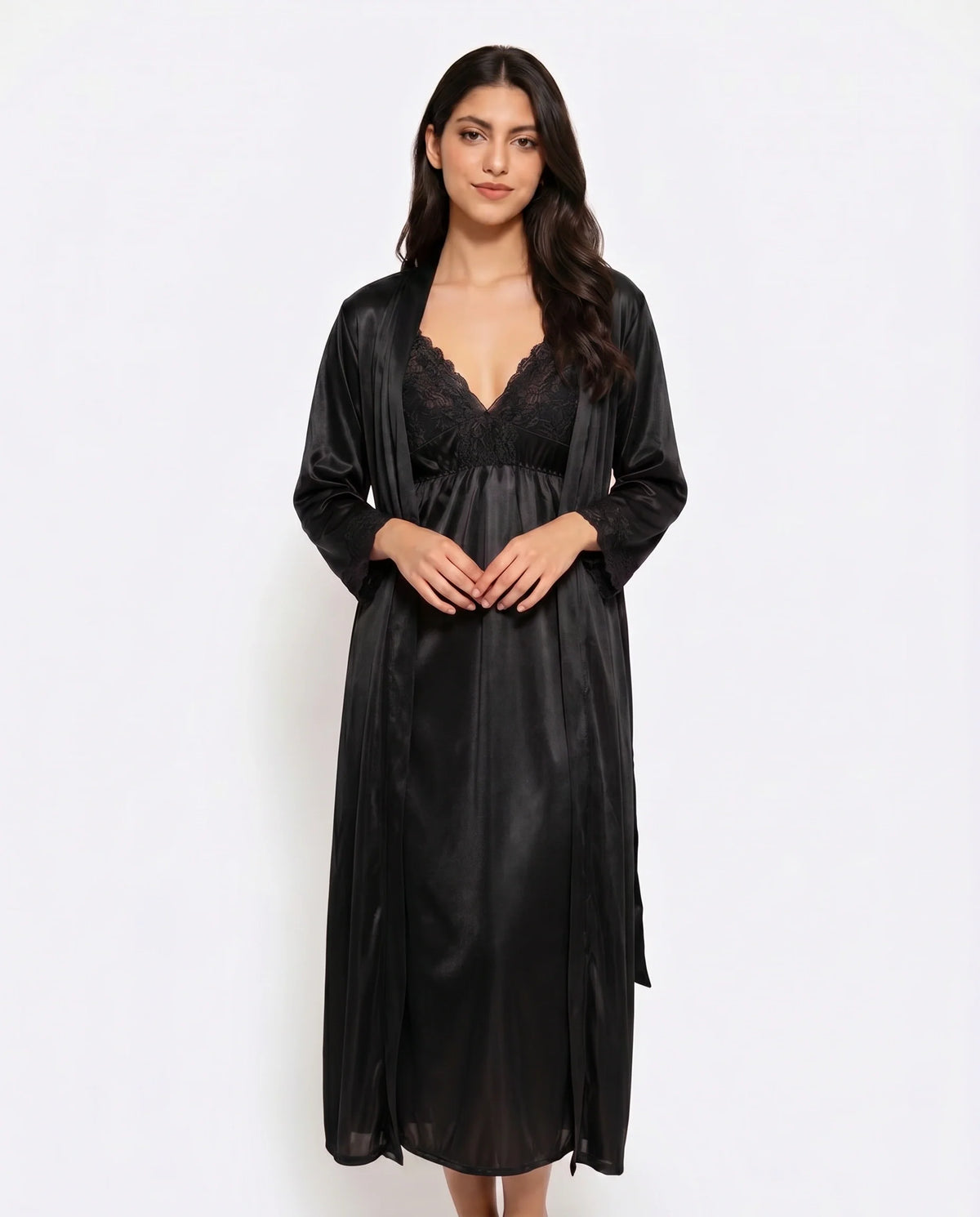 Gown Set - Nocturne - Black