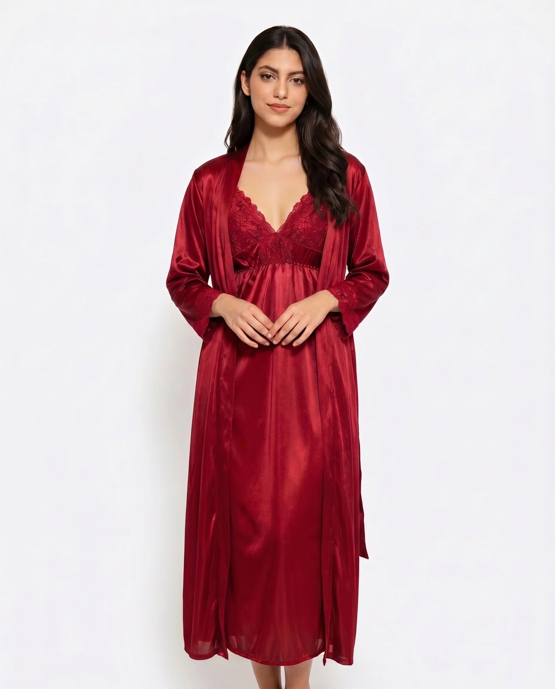 Gown Set - Nocturne - Red