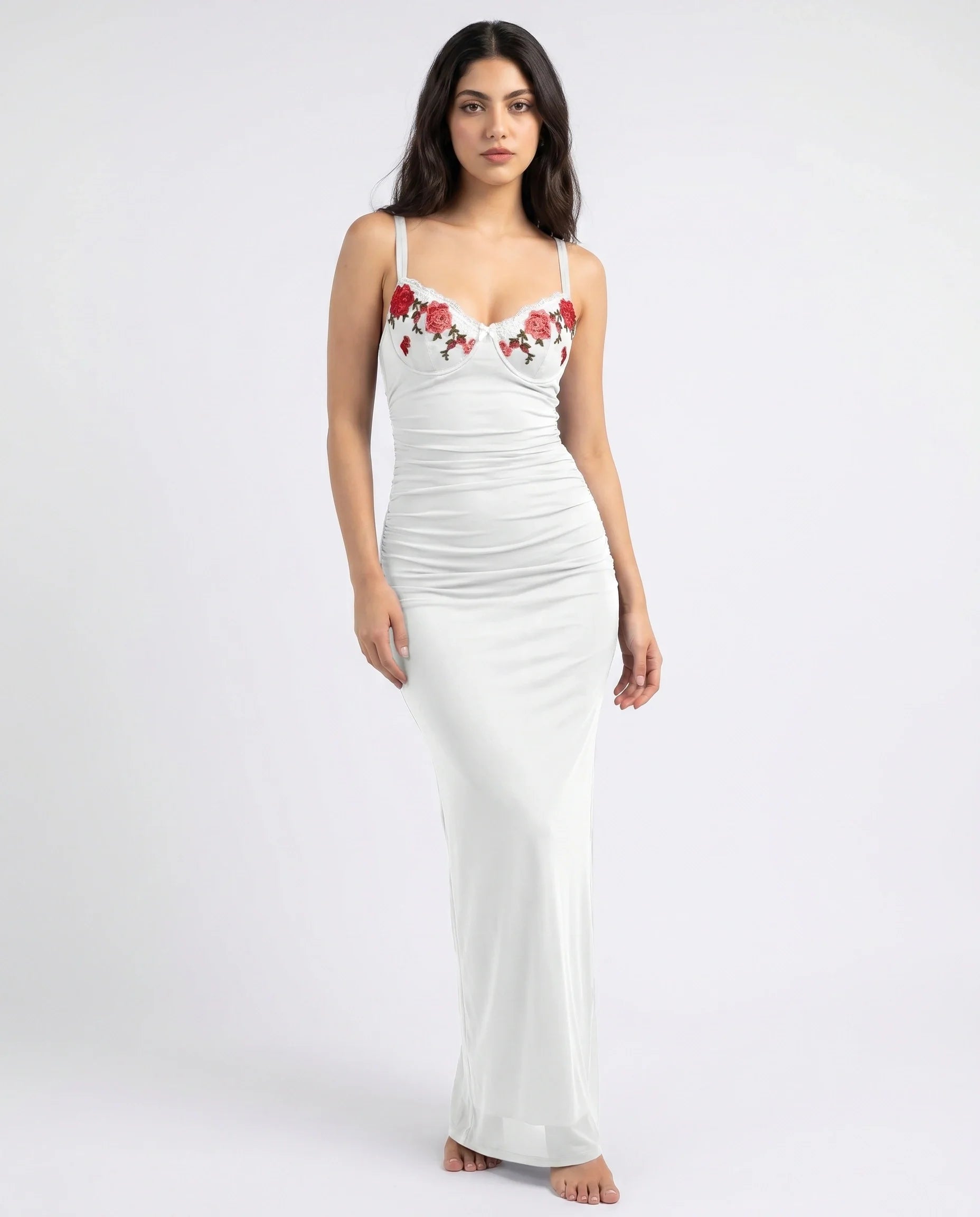 Lingerie Gown – Allure Sculpt - White
