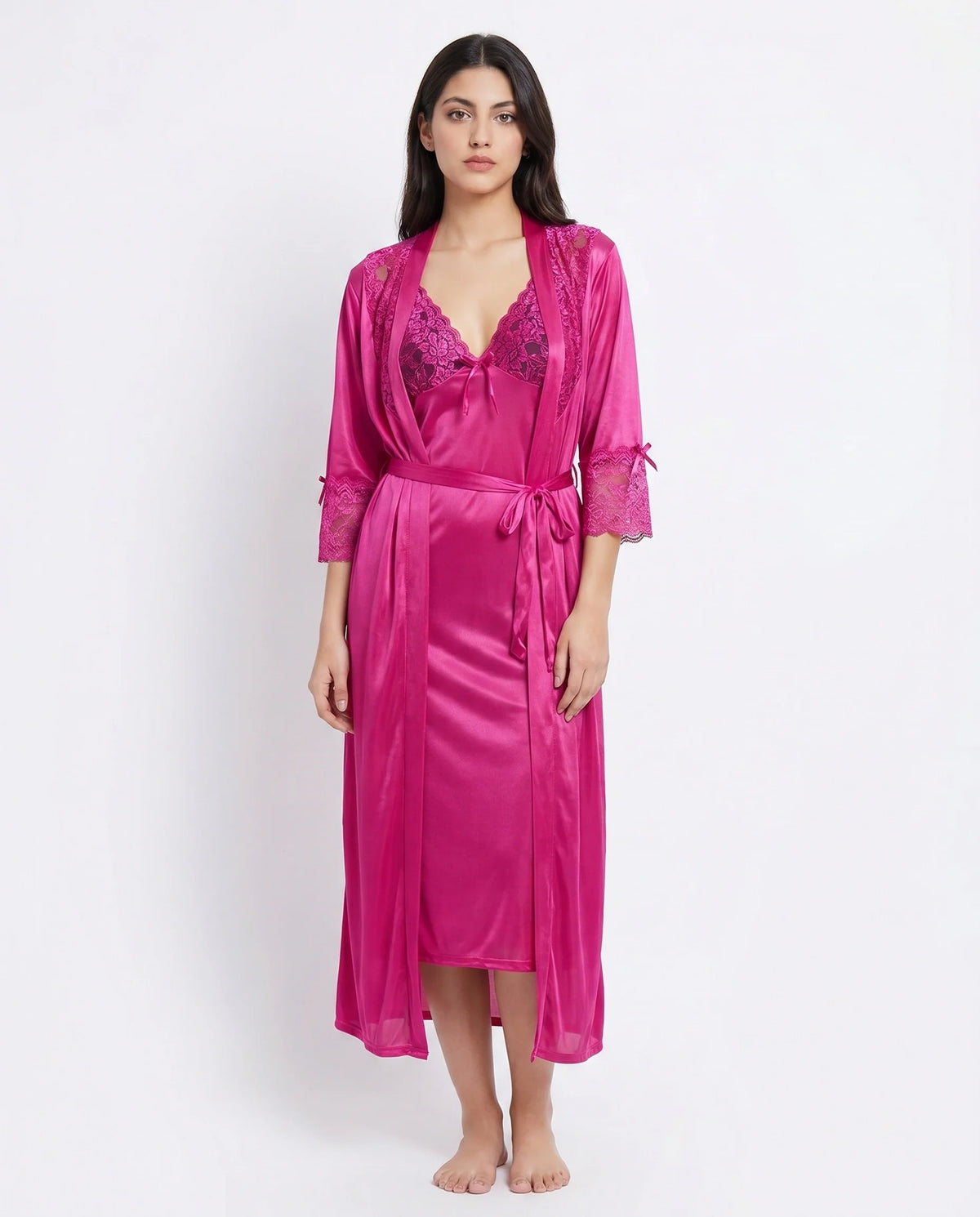 Gown Set - Orvella - Pink