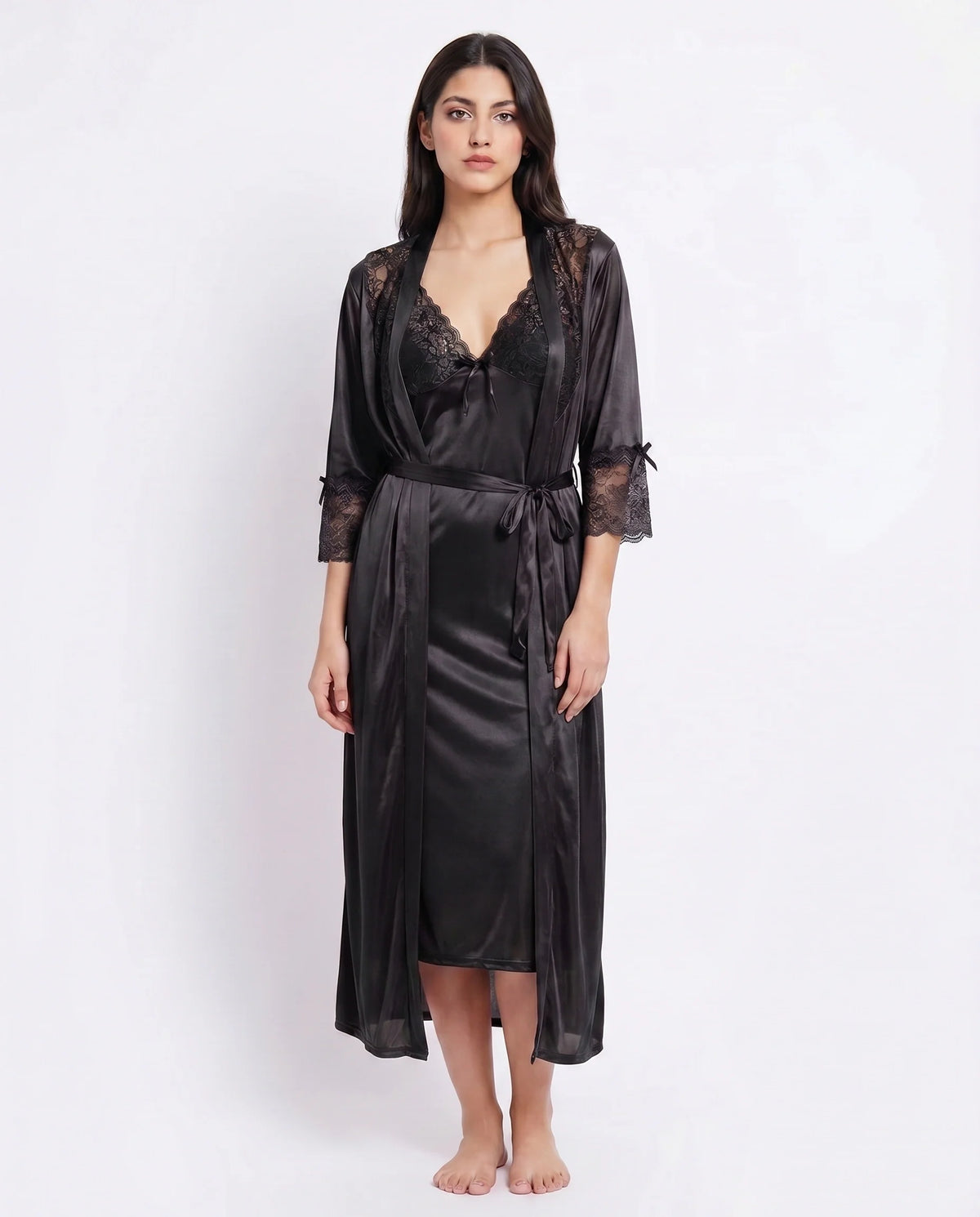 Gown Set - Orvella - Black