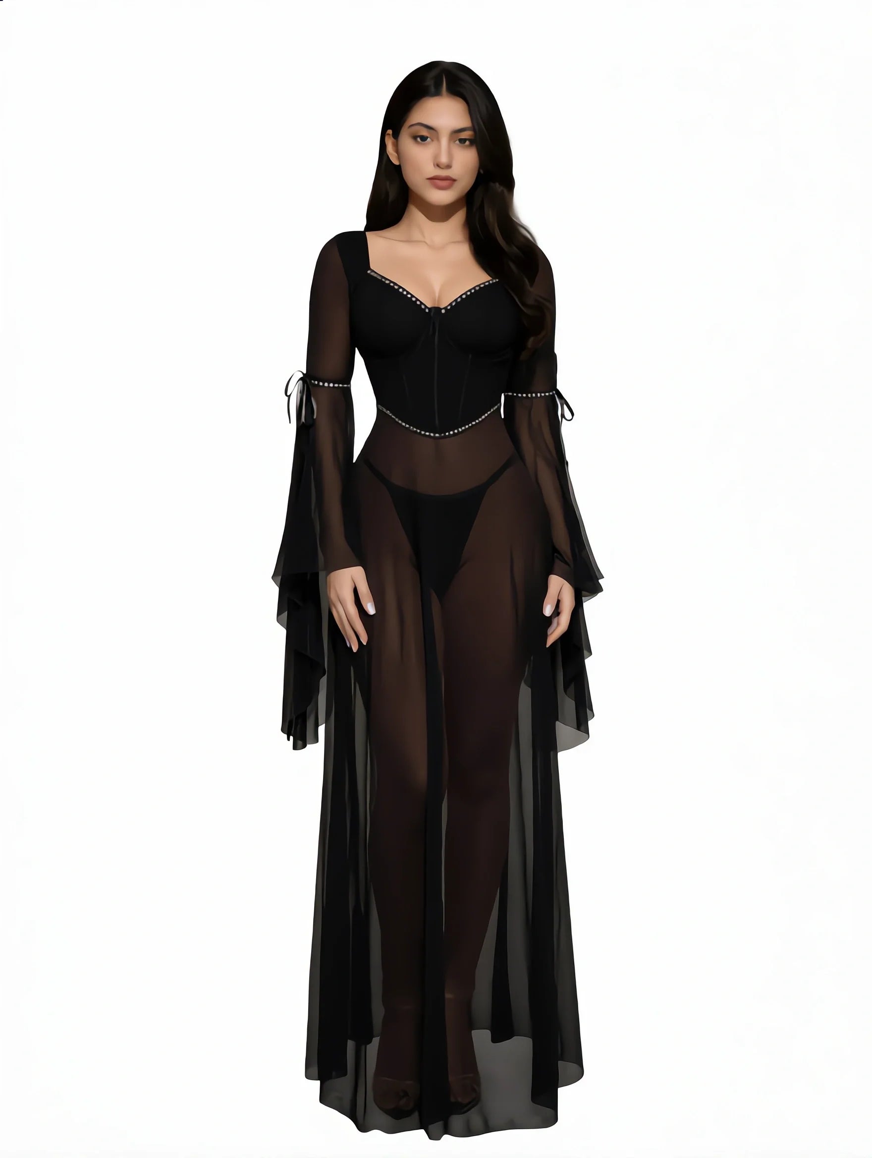 Babydoll Lingerie  - Zafira - Black