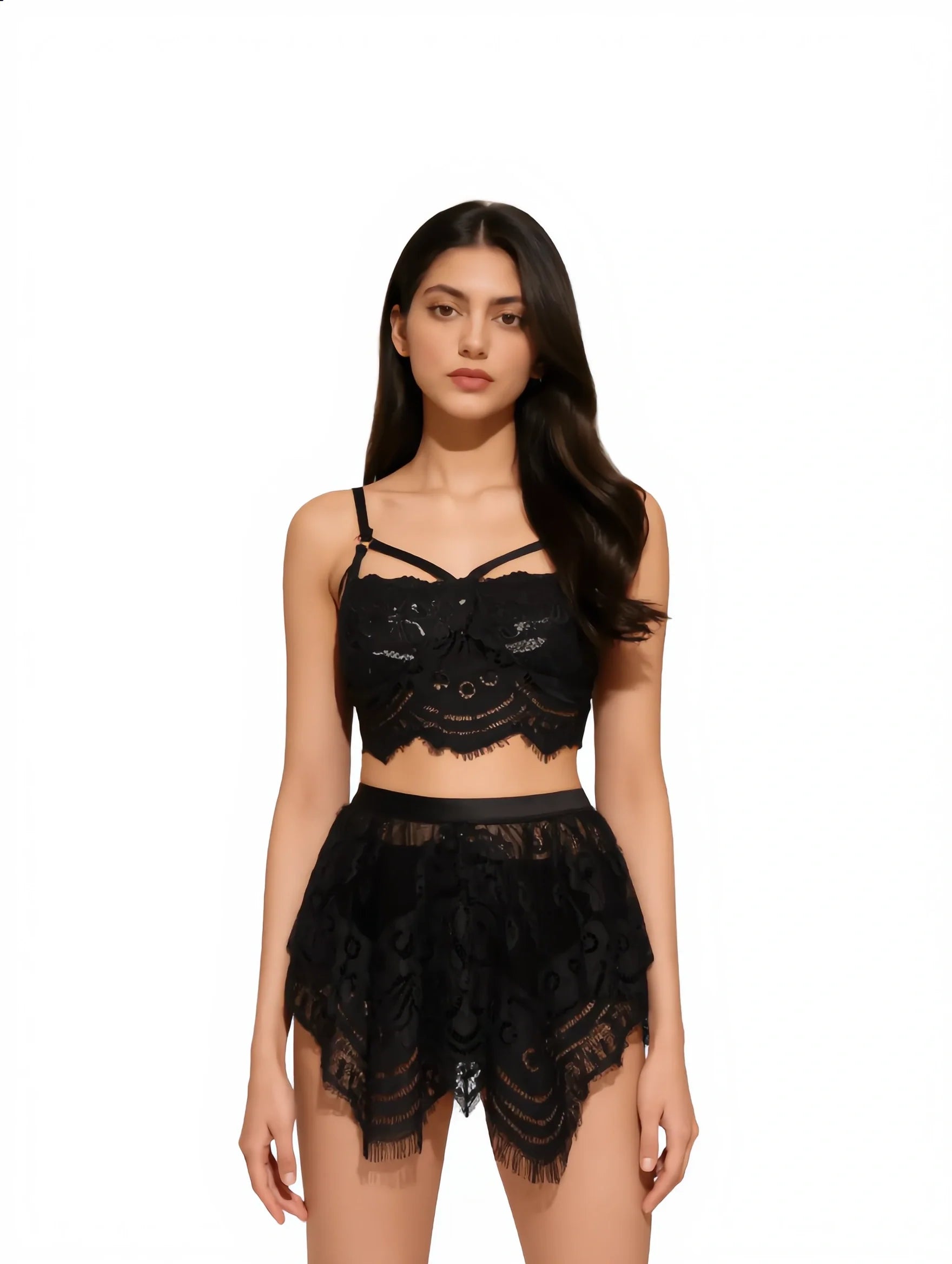 Babydoll Lingerie  - Aurelia - Black