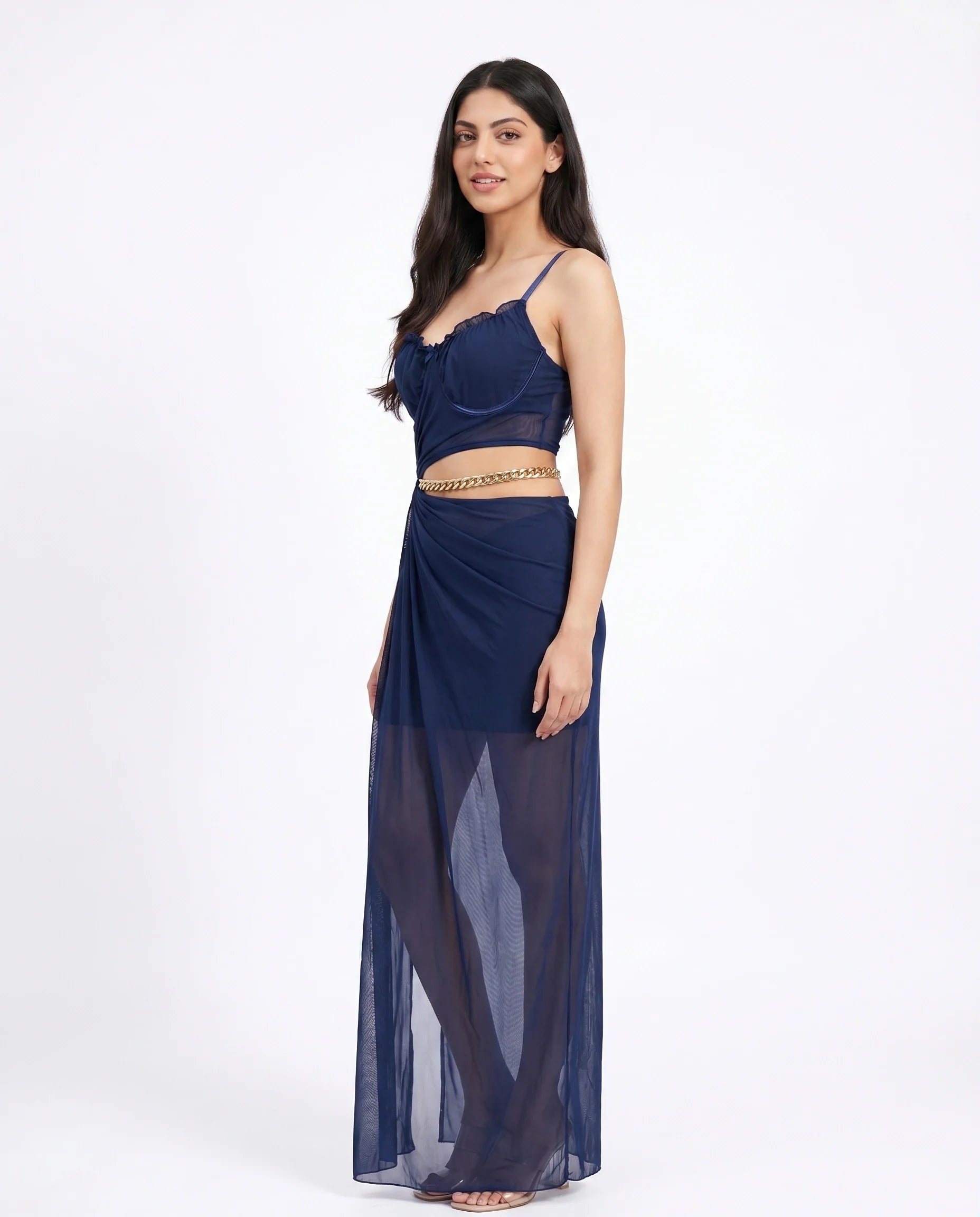 Babydoll Lingerie  - Cavelle - Navy Blue