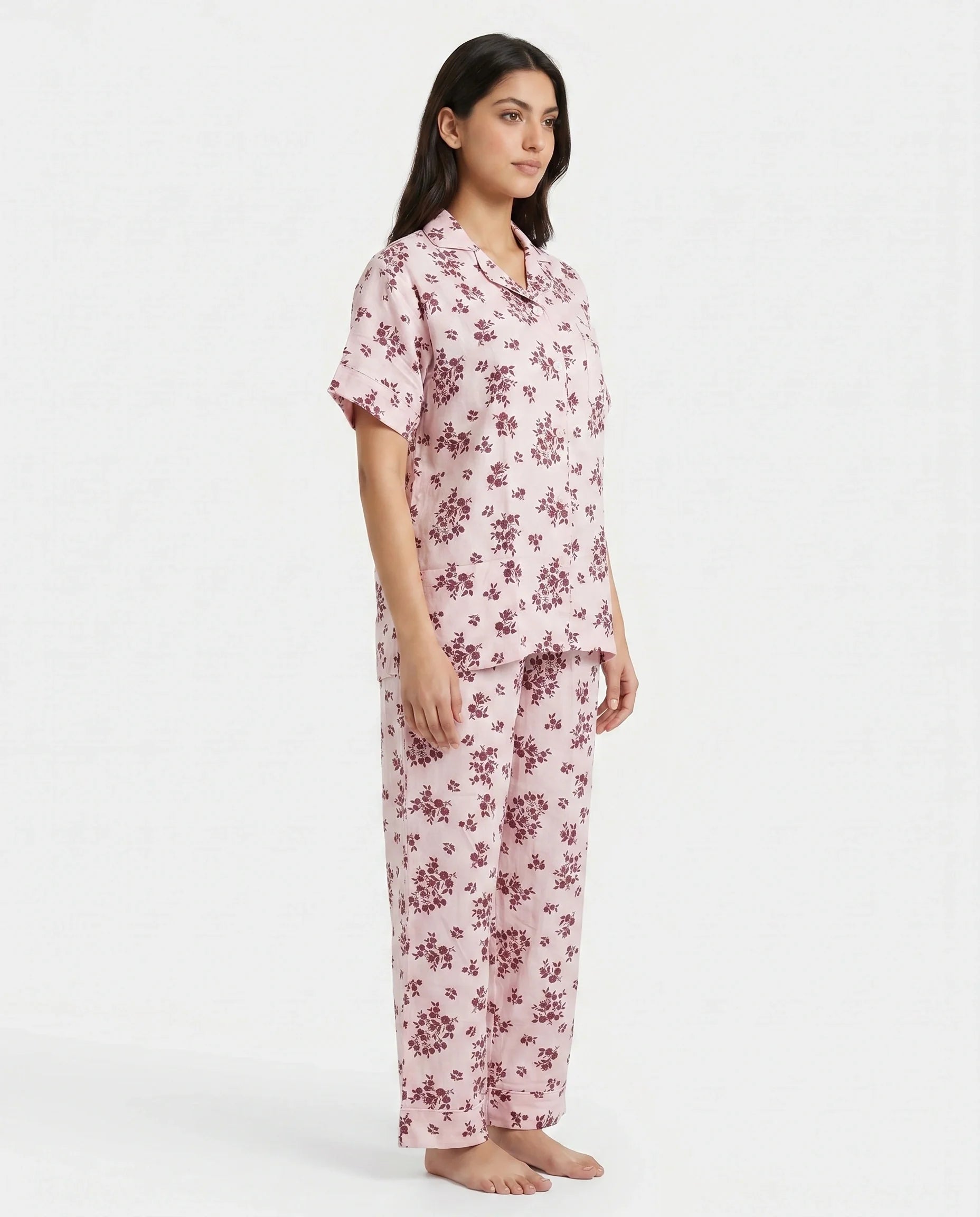 Linen Pajama Suit - Rosina