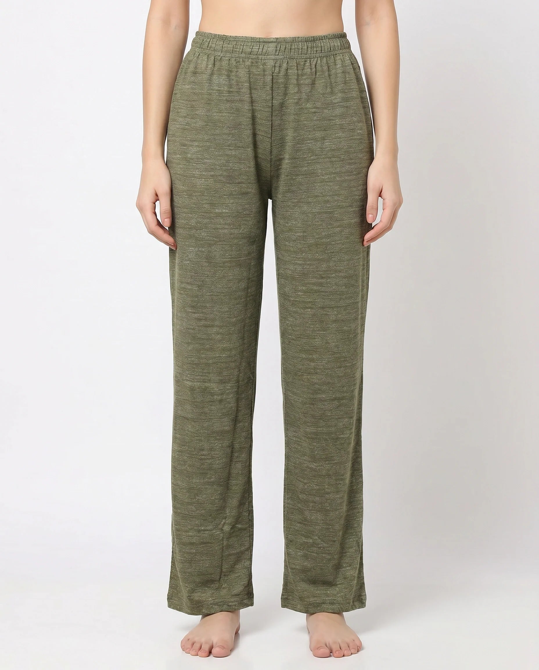 Soft Ease - Cotton Relax Trouser - Green