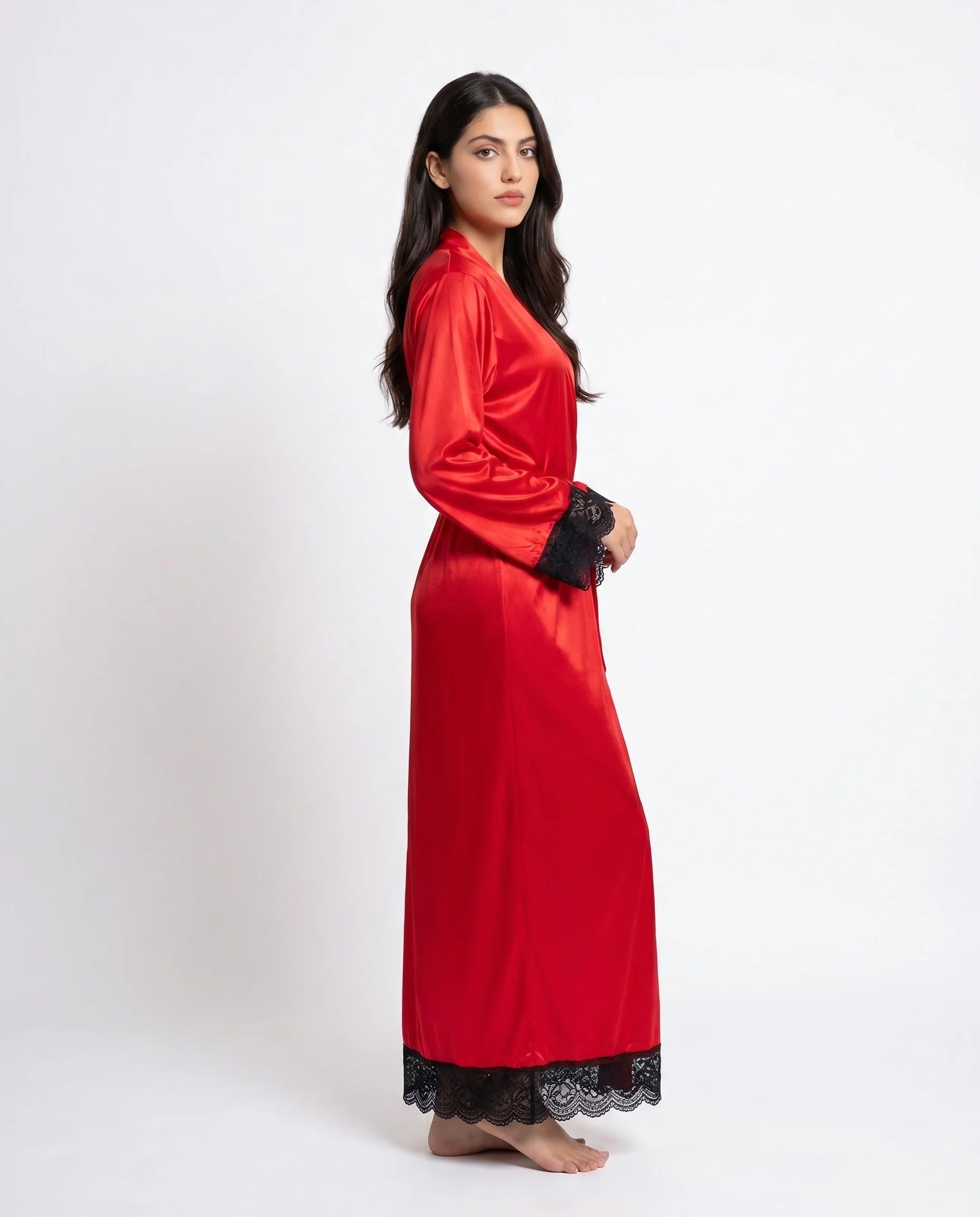 Artistry -Lace Long Robe
