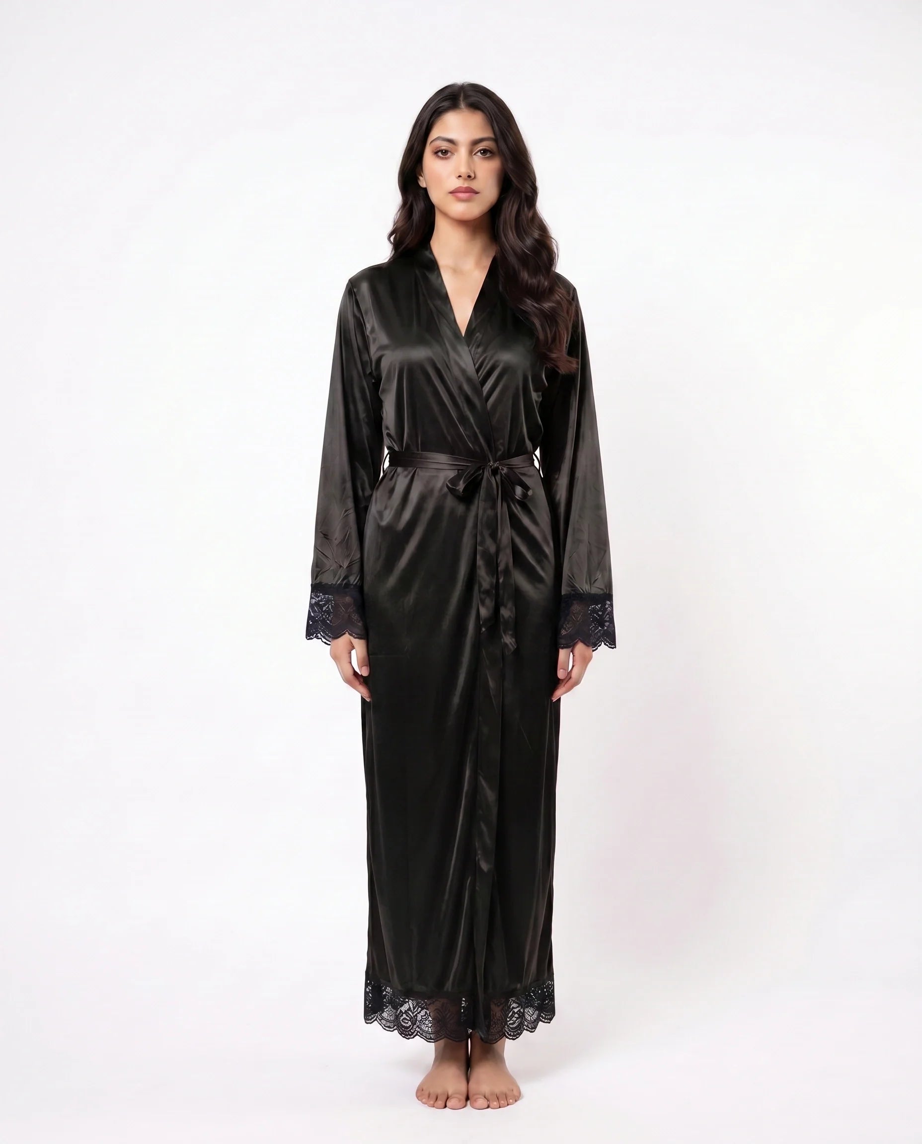 Artistry -Lace Long Robe
