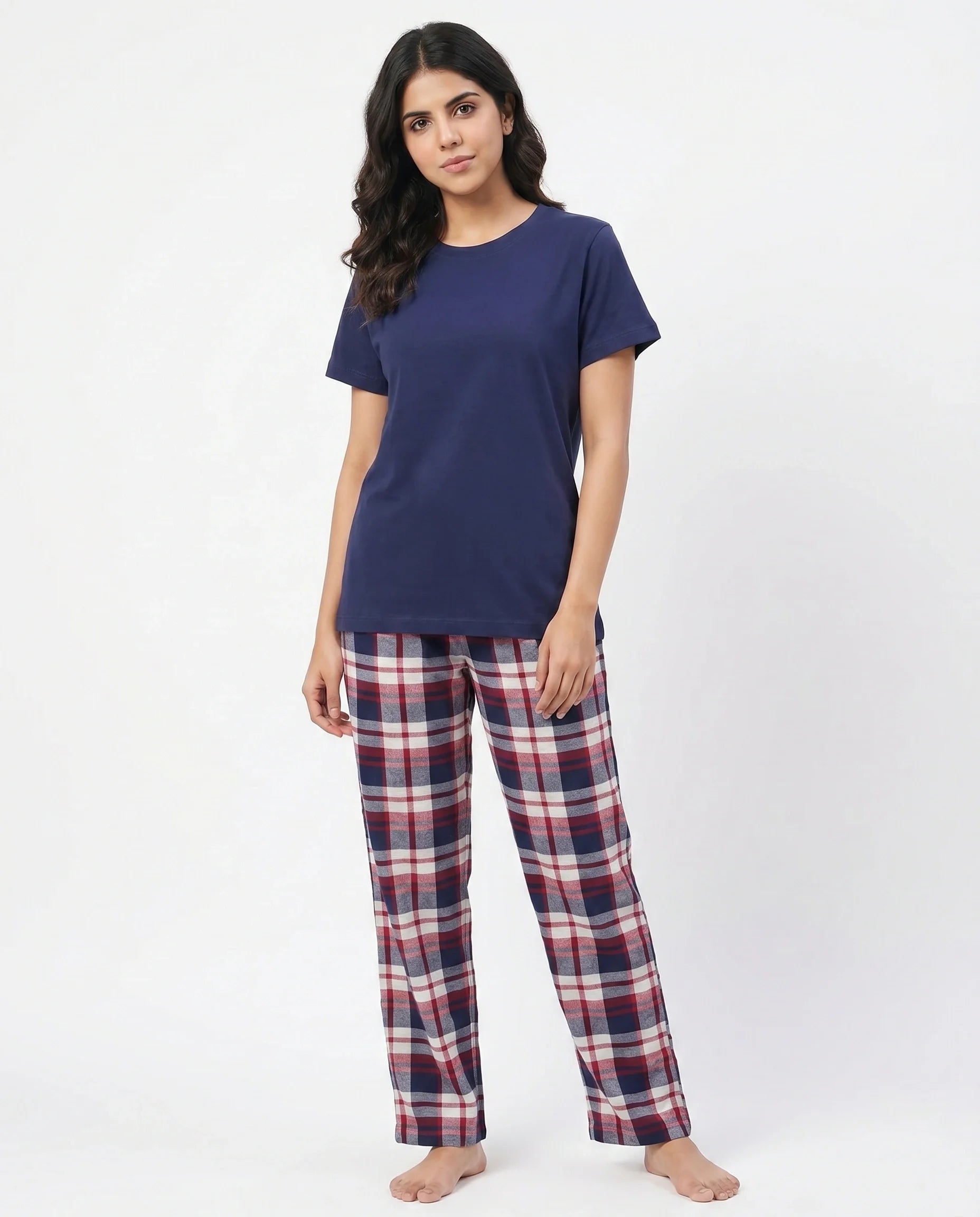Cotton PJ Set - Noctra Check