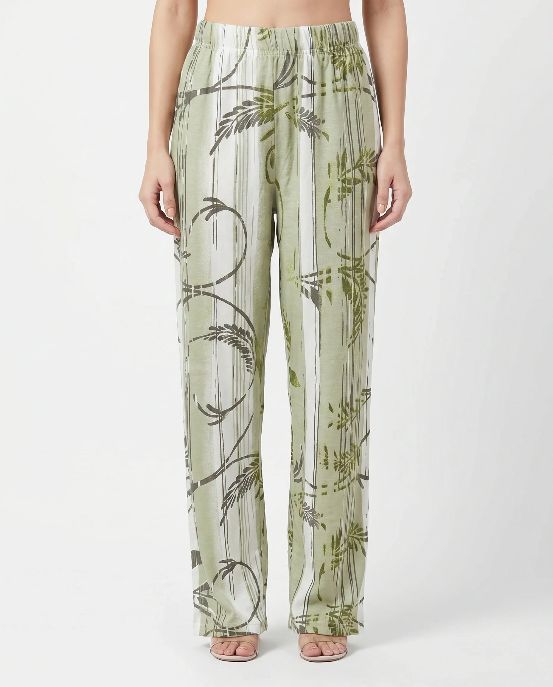 Cotton Trouser - Olivena
