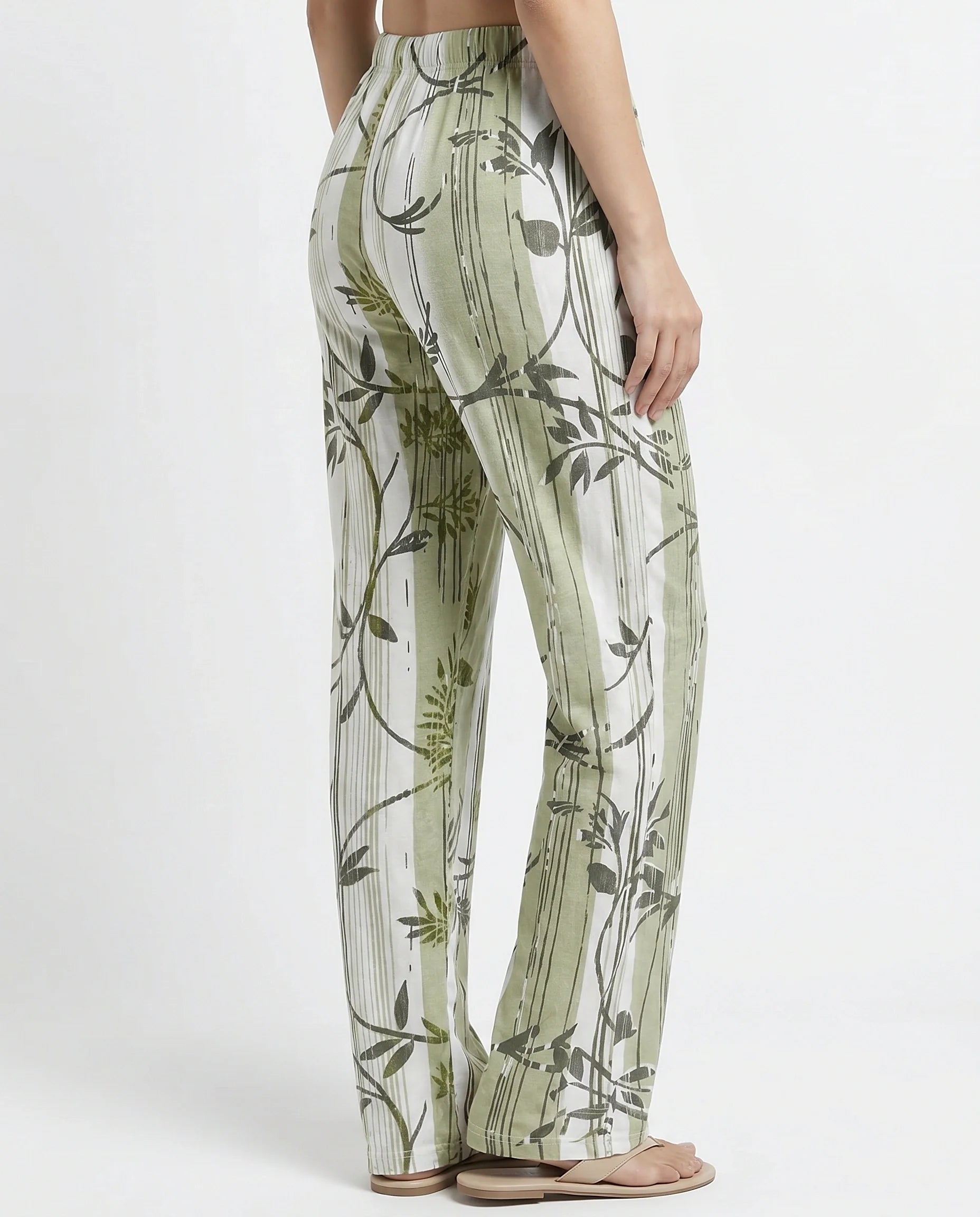 Cotton Trouser - Olivena
