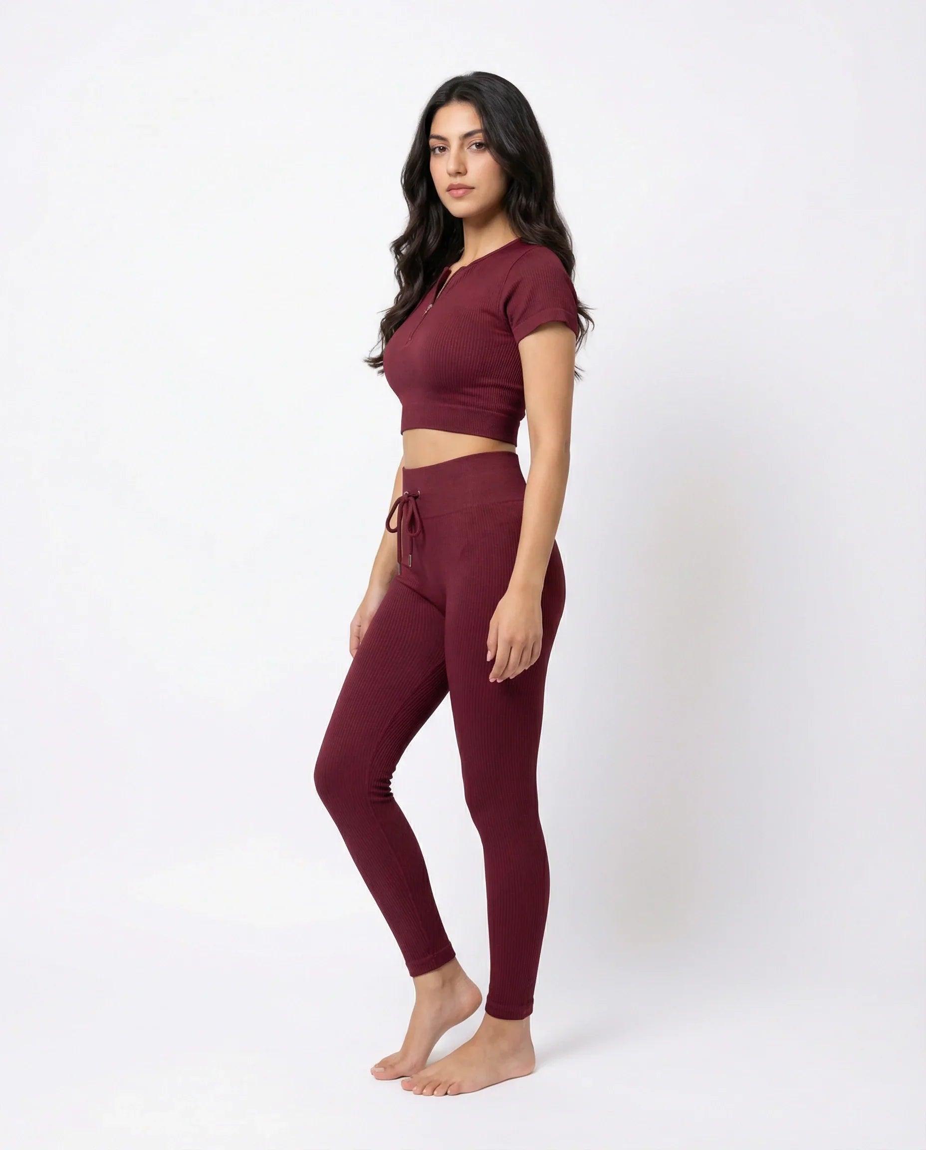 Activewear Set - Zen Fit - Maroon